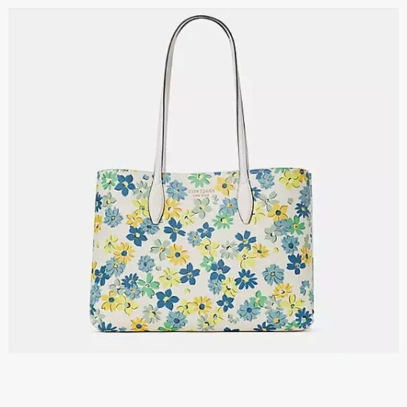 KATE SPADE All Day Floral Medley Large Tote With Wristlet Multicolor Modern New - Picture 12 of 12